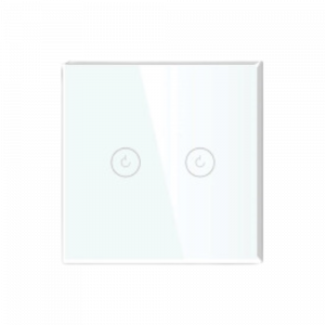 2-Gang Wireless Touch Switch Panel (No Neutral)