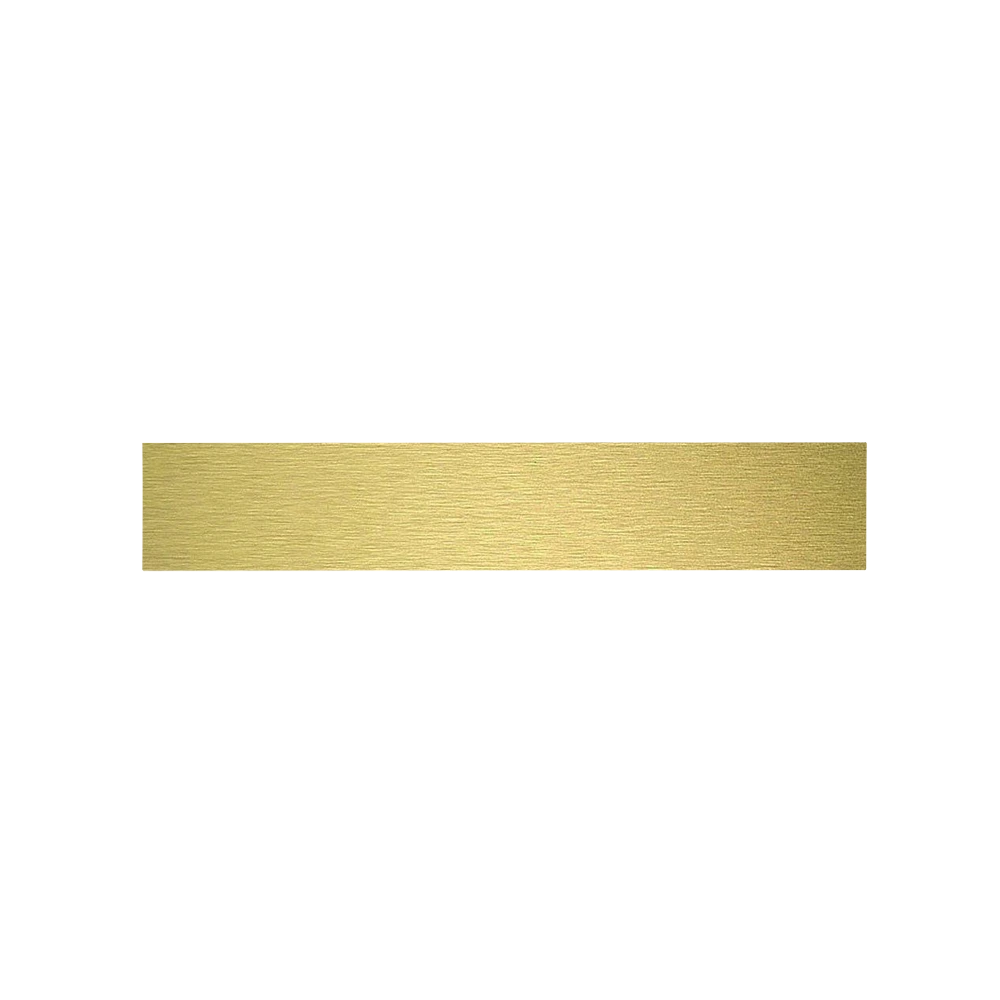 Brushed Brass Copper Optic