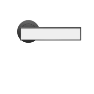 Kärcher Design Torino R53 door handle Cosmos Black round rose